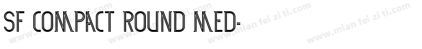SF compact round med字体转换